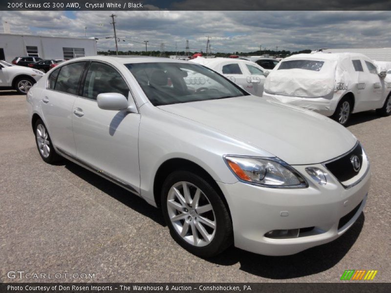 Crystal White / Black 2006 Lexus GS 300 AWD