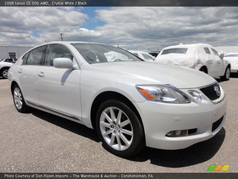 Crystal White / Black 2006 Lexus GS 300 AWD