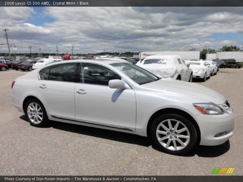 Crystal White / Black 2006 Lexus GS 300 AWD