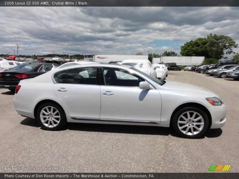 Crystal White / Black 2006 Lexus GS 300 AWD
