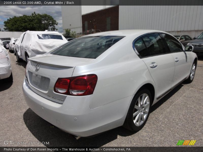 Crystal White / Black 2006 Lexus GS 300 AWD