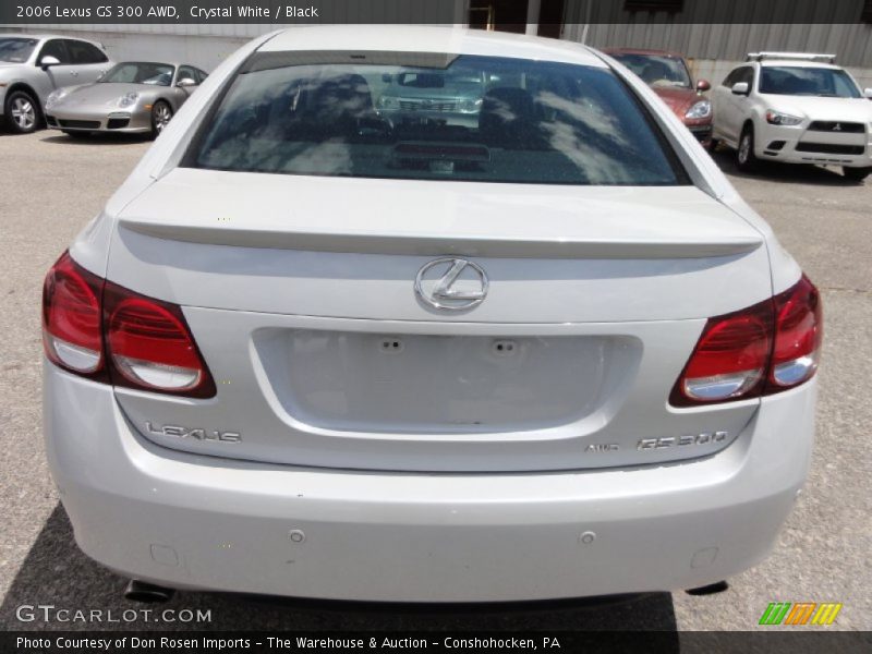 Crystal White / Black 2006 Lexus GS 300 AWD