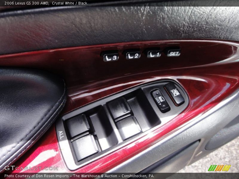 Crystal White / Black 2006 Lexus GS 300 AWD