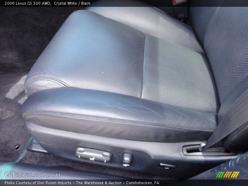 Crystal White / Black 2006 Lexus GS 300 AWD