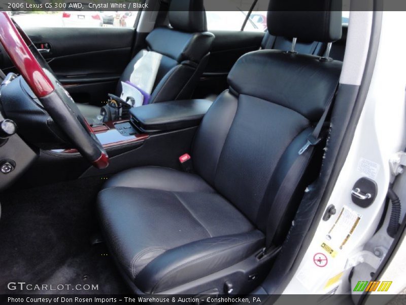 Crystal White / Black 2006 Lexus GS 300 AWD