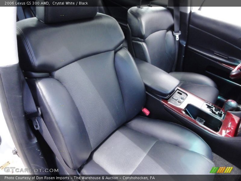 Crystal White / Black 2006 Lexus GS 300 AWD
