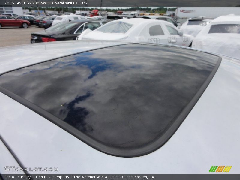 Crystal White / Black 2006 Lexus GS 300 AWD