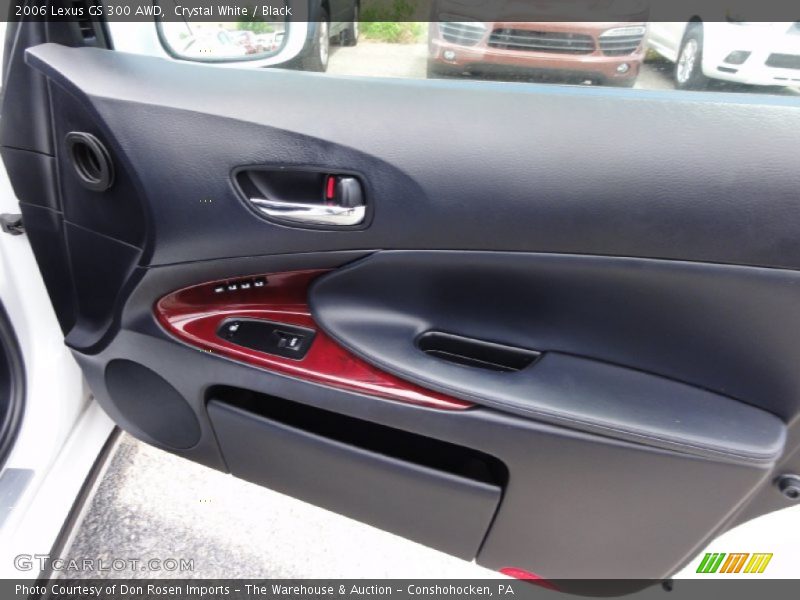 Crystal White / Black 2006 Lexus GS 300 AWD