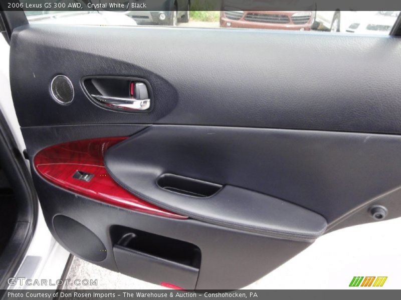 Crystal White / Black 2006 Lexus GS 300 AWD