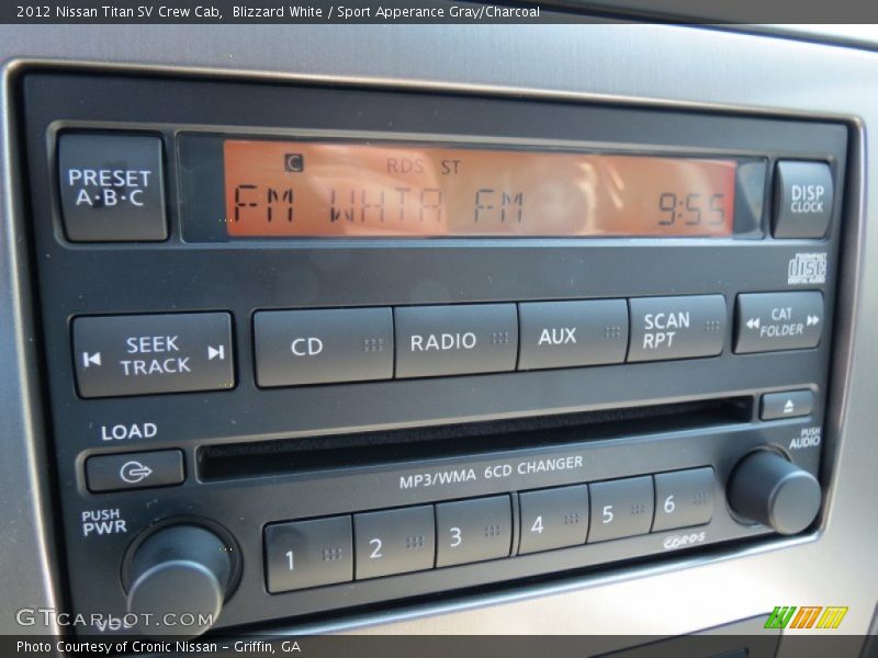 Blizzard White / Sport Apperance Gray/Charcoal 2012 Nissan Titan SV Crew Cab