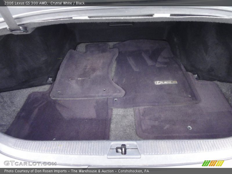 Crystal White / Black 2006 Lexus GS 300 AWD