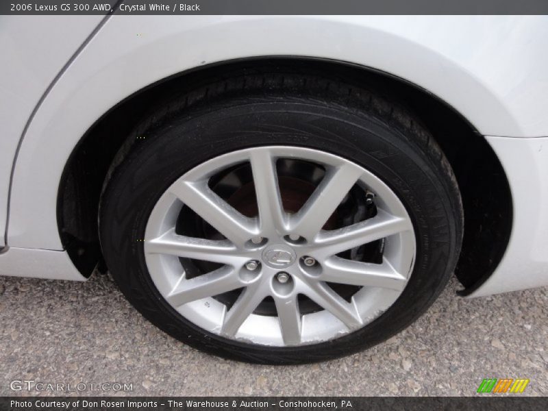 Crystal White / Black 2006 Lexus GS 300 AWD
