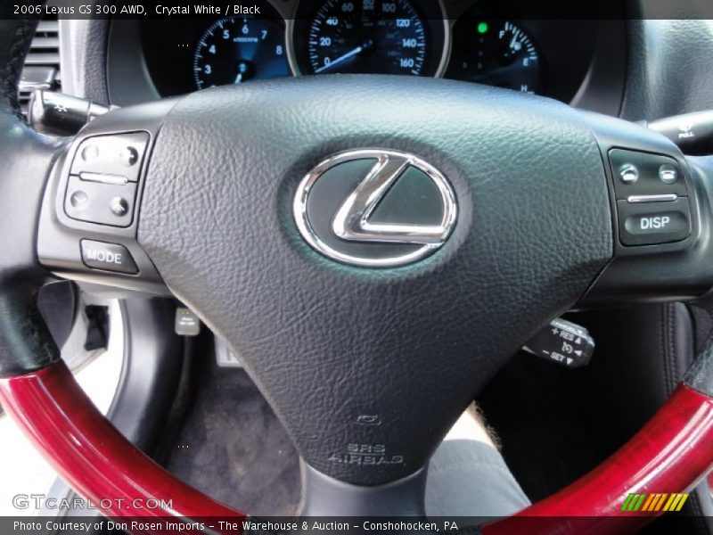 Crystal White / Black 2006 Lexus GS 300 AWD