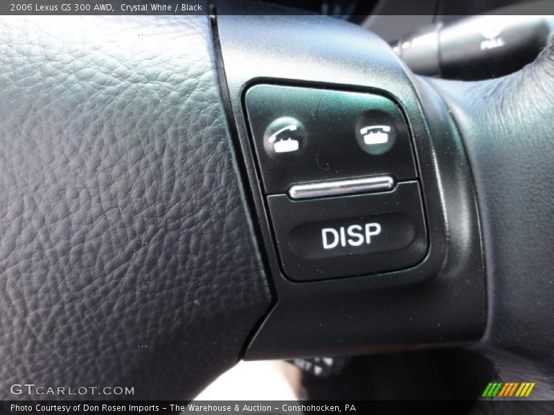Crystal White / Black 2006 Lexus GS 300 AWD