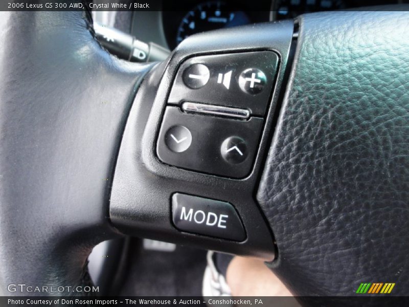 Crystal White / Black 2006 Lexus GS 300 AWD