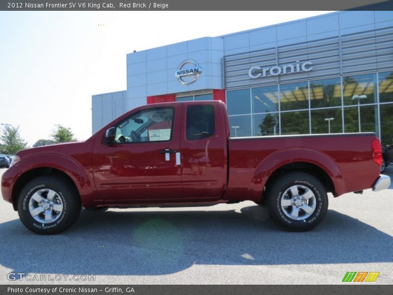 Red Brick / Beige 2012 Nissan Frontier SV V6 King Cab