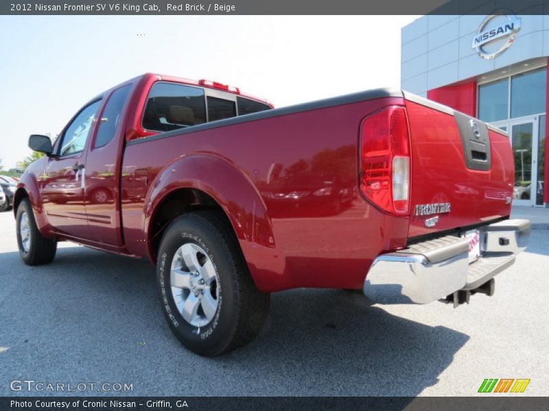 Red Brick / Beige 2012 Nissan Frontier SV V6 King Cab