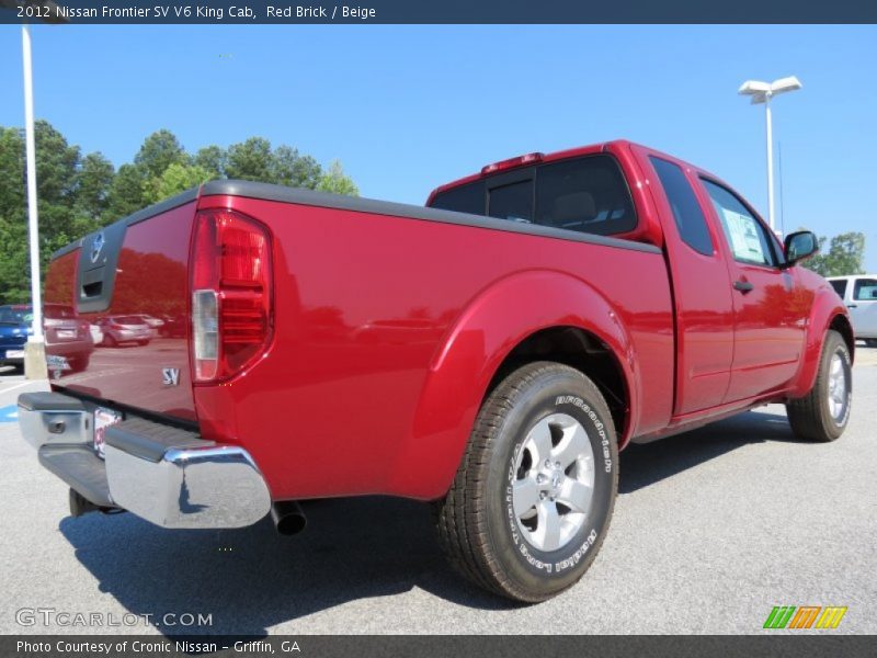 Red Brick / Beige 2012 Nissan Frontier SV V6 King Cab