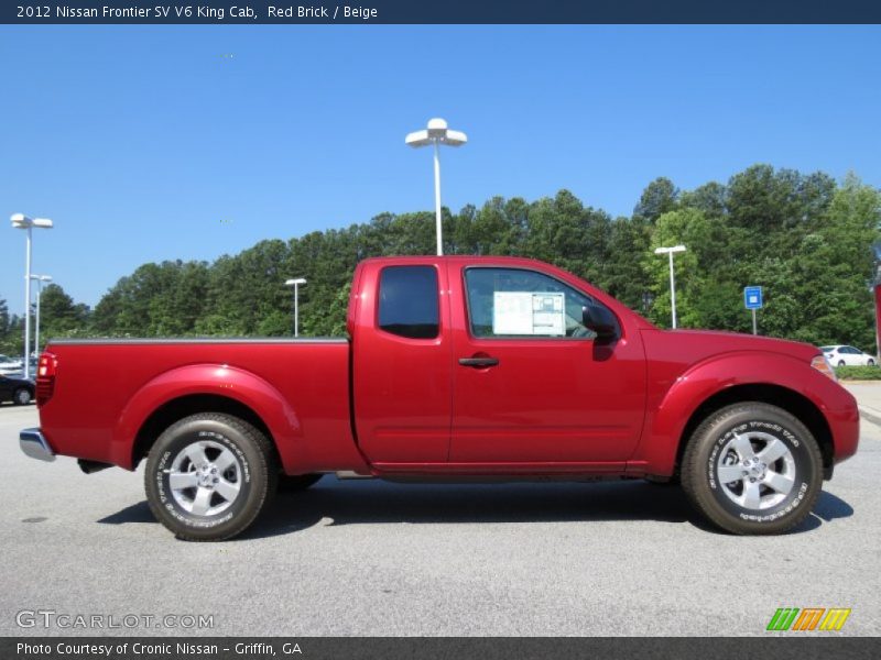 Red Brick / Beige 2012 Nissan Frontier SV V6 King Cab