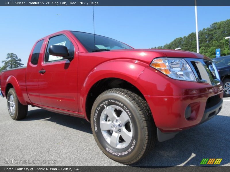 Red Brick / Beige 2012 Nissan Frontier SV V6 King Cab