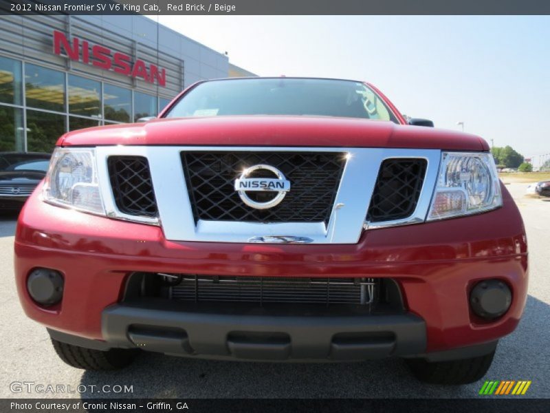 Red Brick / Beige 2012 Nissan Frontier SV V6 King Cab