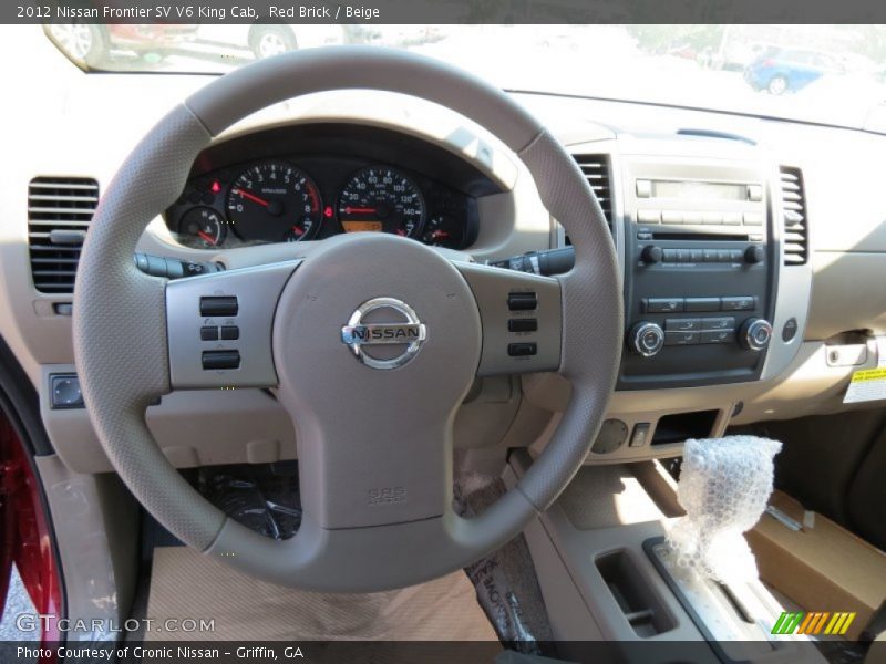 Red Brick / Beige 2012 Nissan Frontier SV V6 King Cab