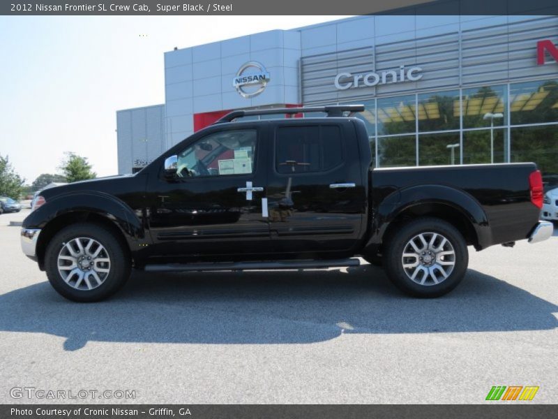 Super Black / Steel 2012 Nissan Frontier SL Crew Cab