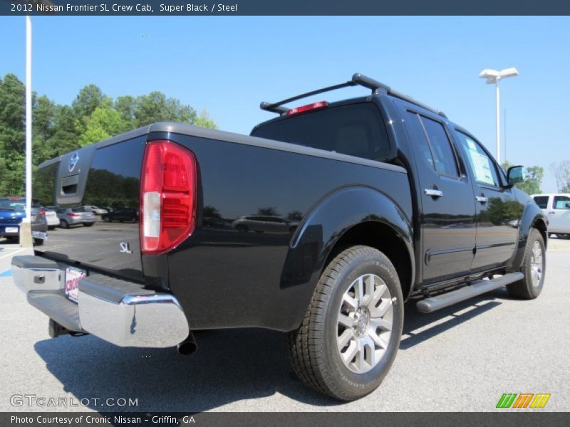 Super Black / Steel 2012 Nissan Frontier SL Crew Cab