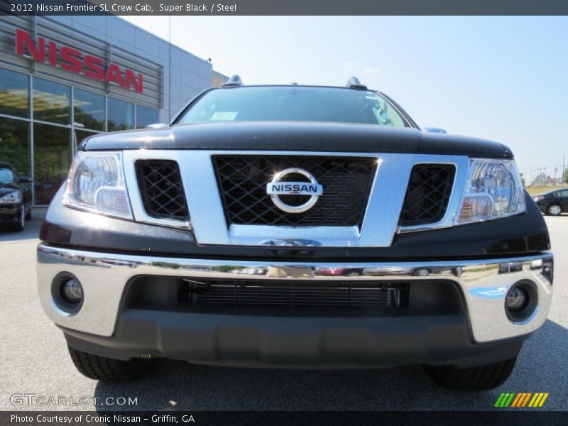Super Black / Steel 2012 Nissan Frontier SL Crew Cab