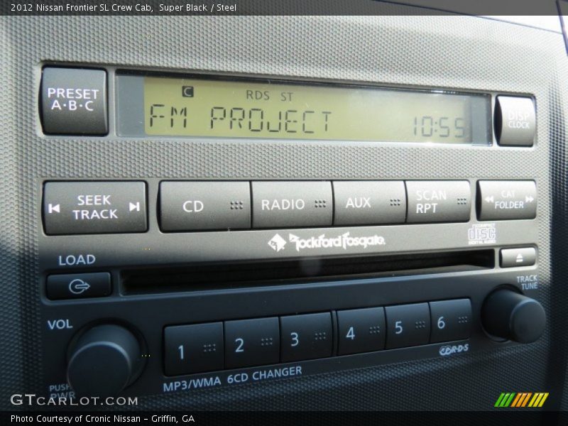Audio System of 2012 Frontier SL Crew Cab