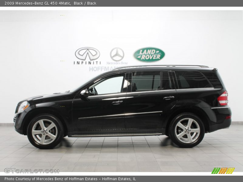 Black / Black 2009 Mercedes-Benz GL 450 4Matic