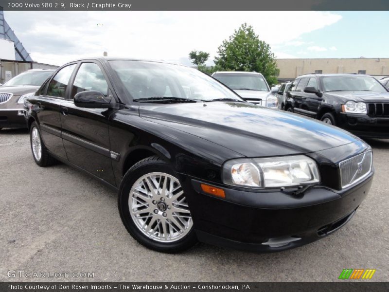 Black / Graphite Gray 2000 Volvo S80 2.9