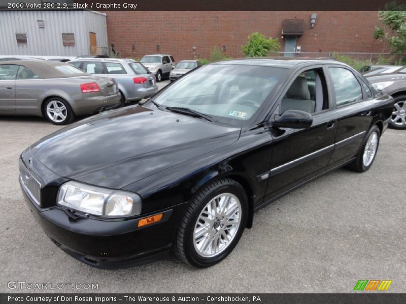 Black / Graphite Gray 2000 Volvo S80 2.9