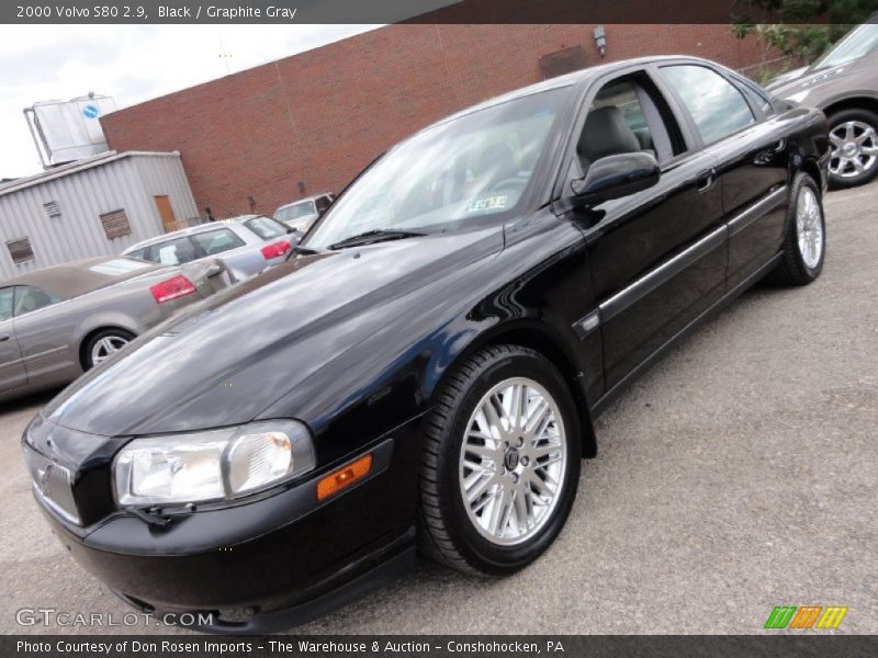 Black / Graphite Gray 2000 Volvo S80 2.9