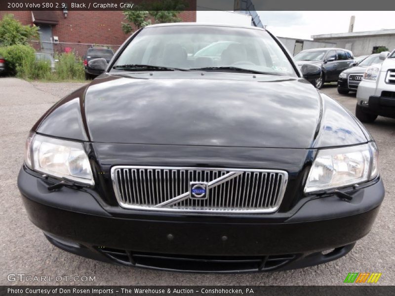Black / Graphite Gray 2000 Volvo S80 2.9