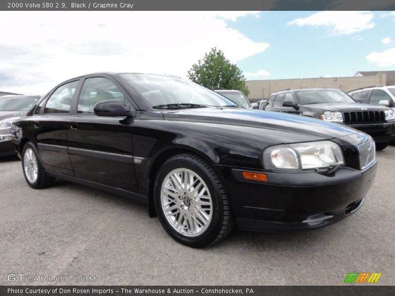 Black / Graphite Gray 2000 Volvo S80 2.9