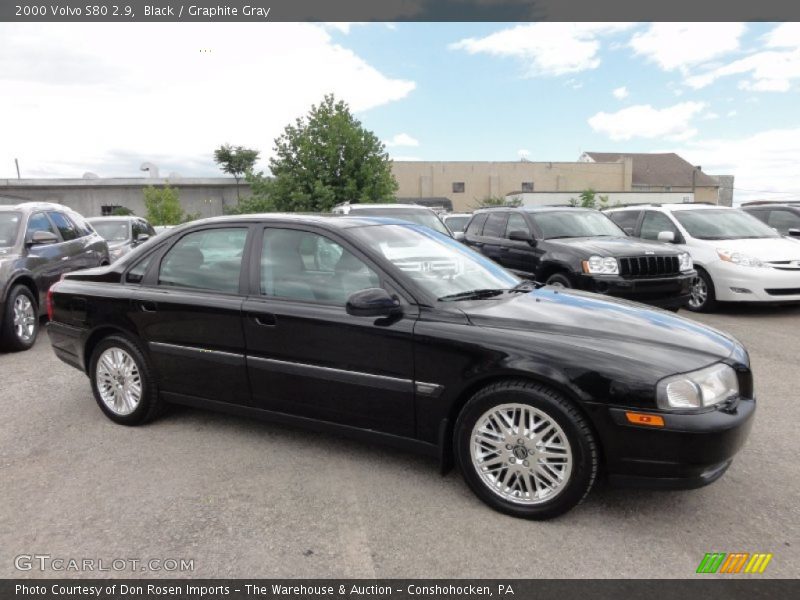 Black / Graphite Gray 2000 Volvo S80 2.9