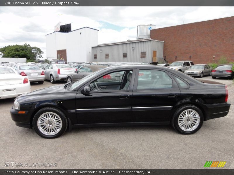 Black / Graphite Gray 2000 Volvo S80 2.9