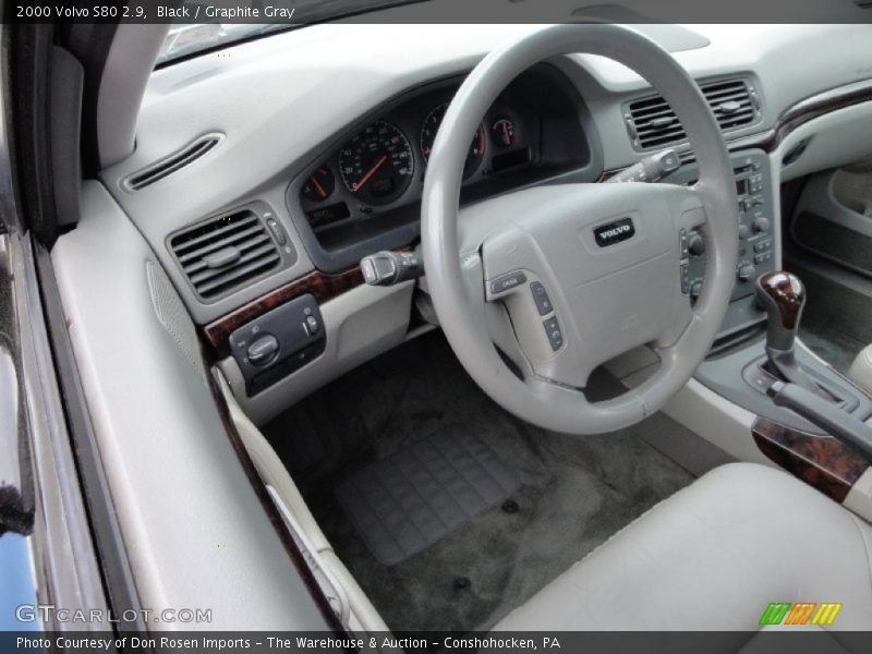 Black / Graphite Gray 2000 Volvo S80 2.9