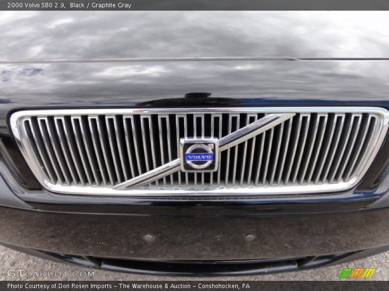 Black / Graphite Gray 2000 Volvo S80 2.9