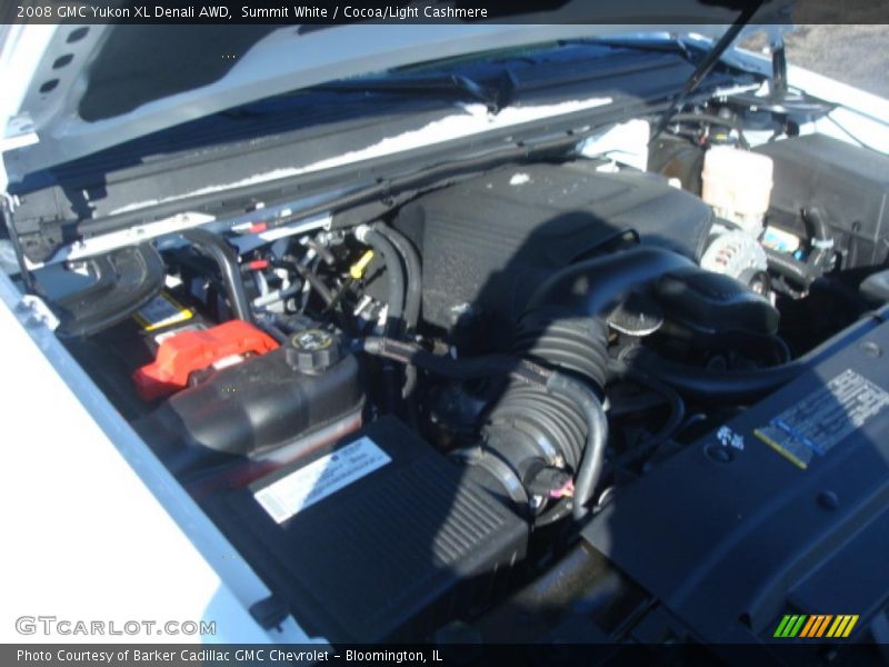Summit White / Cocoa/Light Cashmere 2008 GMC Yukon XL Denali AWD