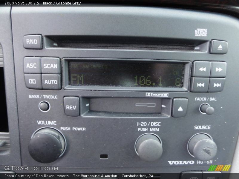 Audio System of 2000 S80 2.9