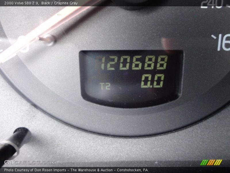 Black / Graphite Gray 2000 Volvo S80 2.9