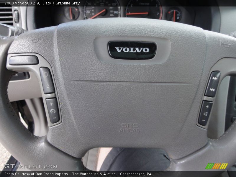 Black / Graphite Gray 2000 Volvo S80 2.9