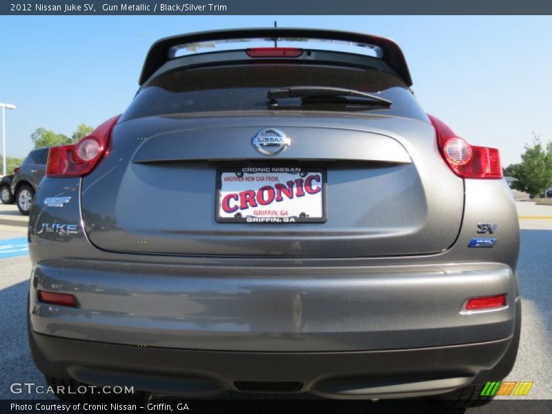 Gun Metallic / Black/Silver Trim 2012 Nissan Juke SV