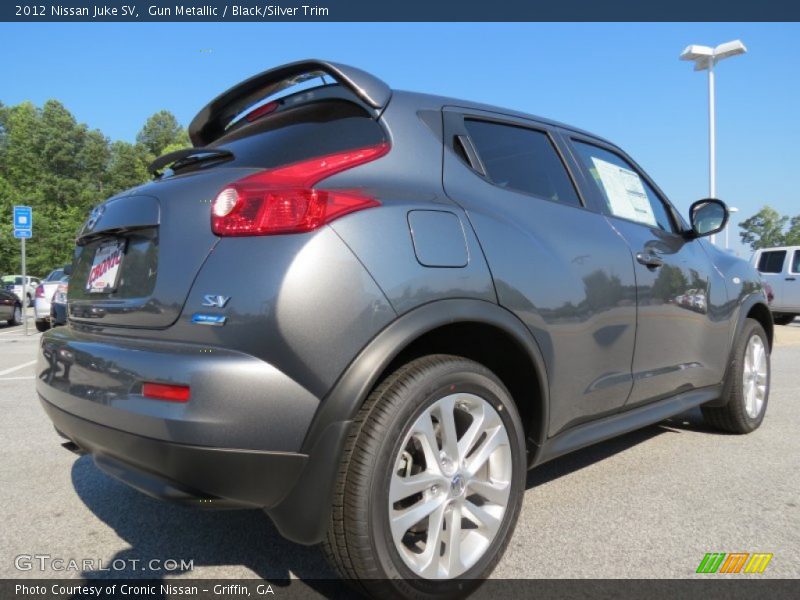 Gun Metallic / Black/Silver Trim 2012 Nissan Juke SV