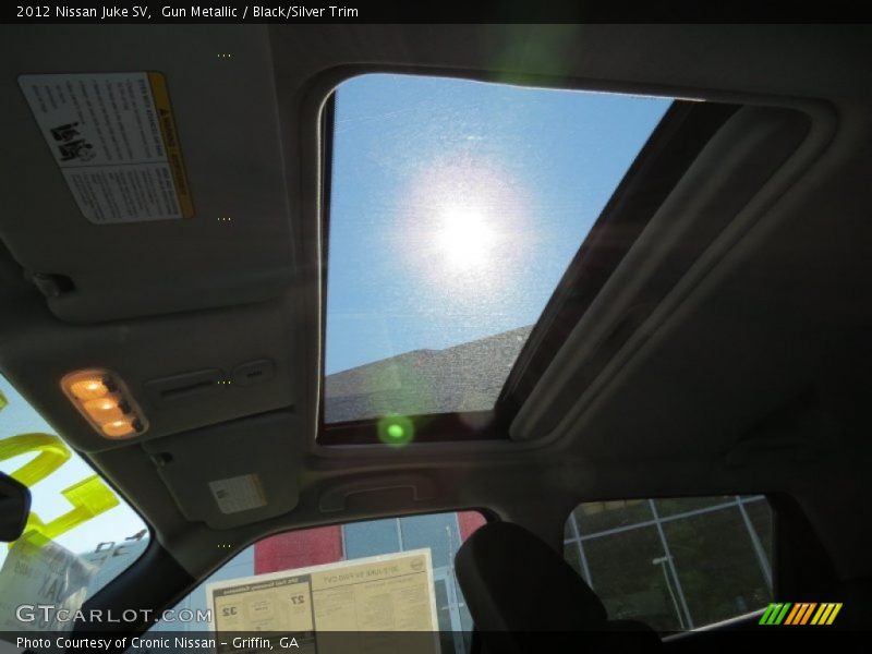 Gun Metallic / Black/Silver Trim 2012 Nissan Juke SV