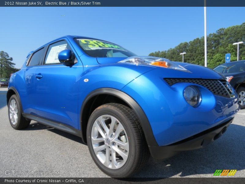 Electric Blue / Black/Silver Trim 2012 Nissan Juke SV