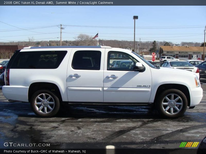 Summit White / Cocoa/Light Cashmere 2008 GMC Yukon XL Denali AWD