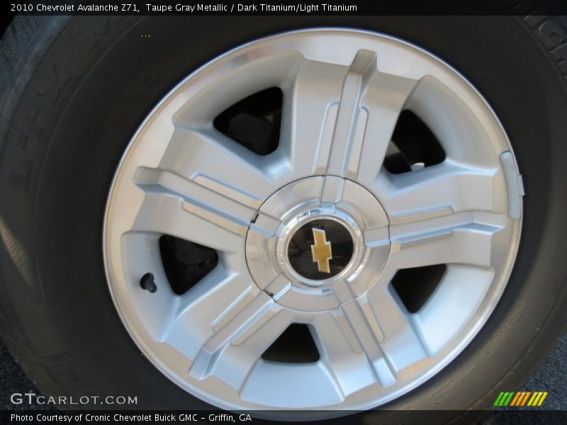 Taupe Gray Metallic / Dark Titanium/Light Titanium 2010 Chevrolet Avalanche Z71